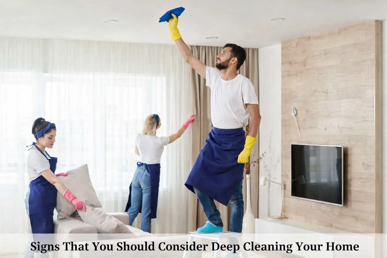 Dirty kitchen, messy living room, and stained bathroom showing clutter and grime β sign you need home deep cleaning in Delhi