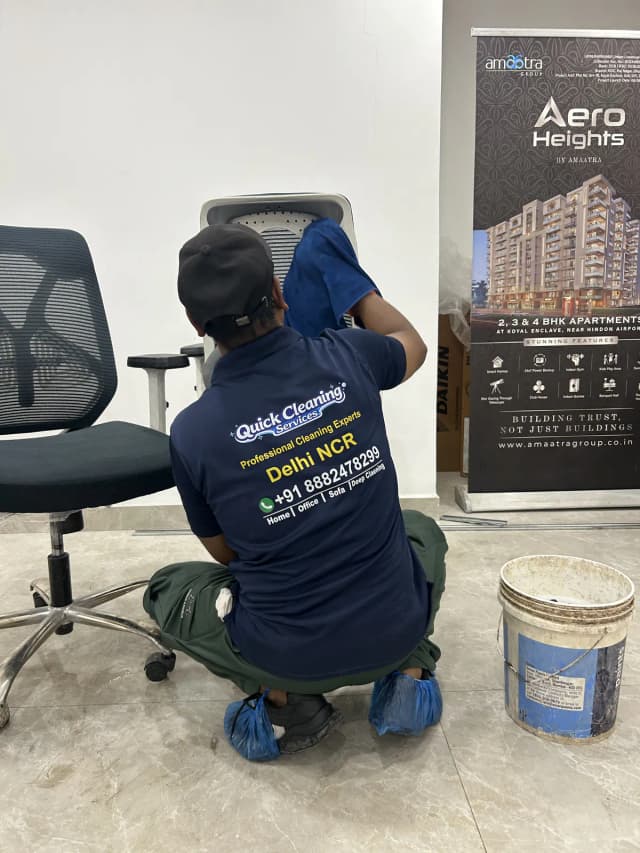 Professional office chair cleaning